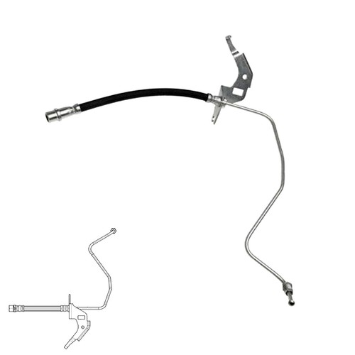 Rear right brake - right, hose