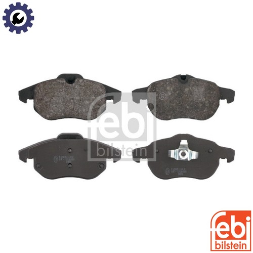 Brake pad set disc - brake, 16492