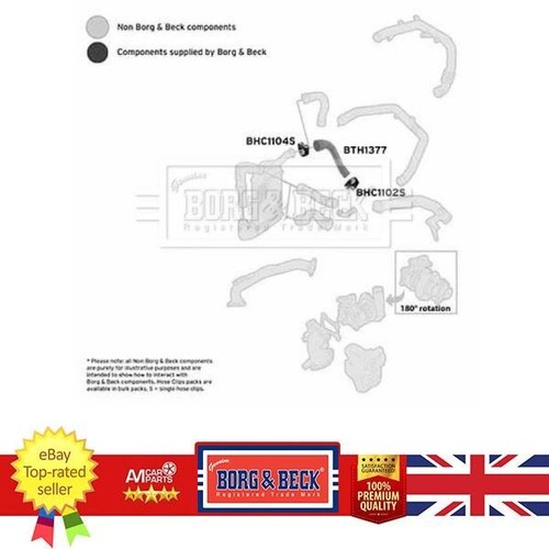 Charge air hose - air, for