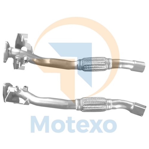Front pipe opel astra - front,