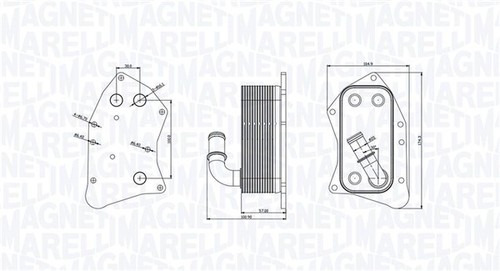 Oil cooler fits - , chevrolet