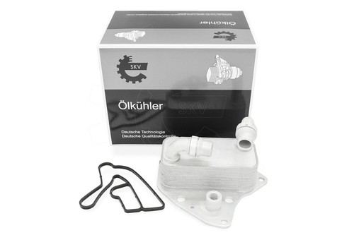 Engine oil cooler - skv, fits